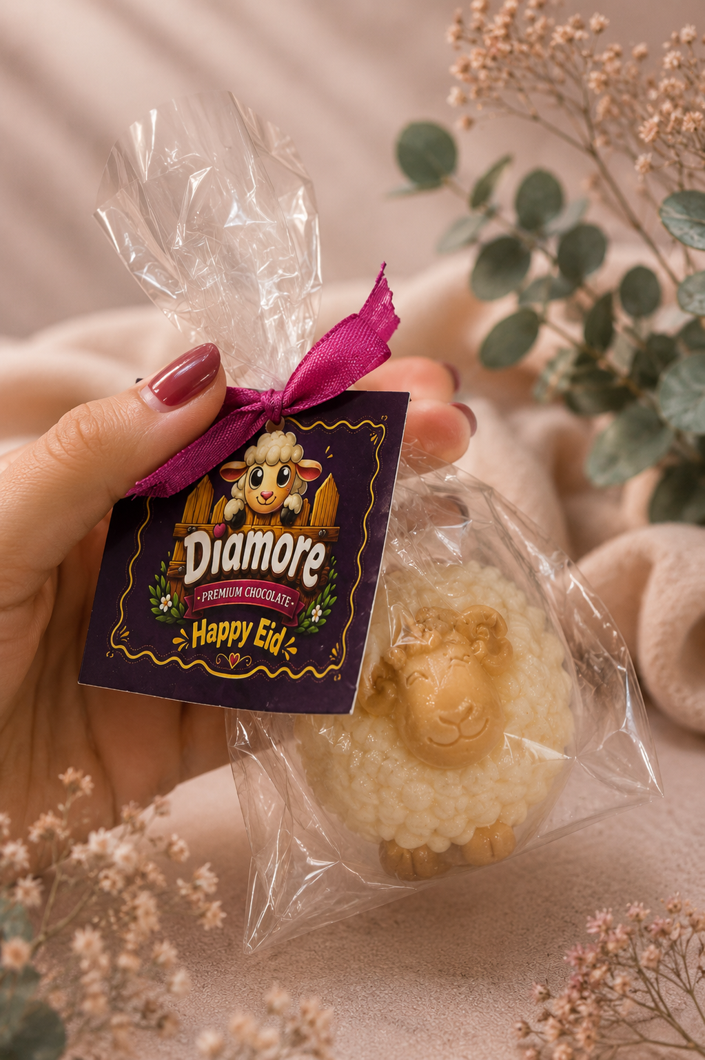 Belgian chocolate 3D sheep 80 gm