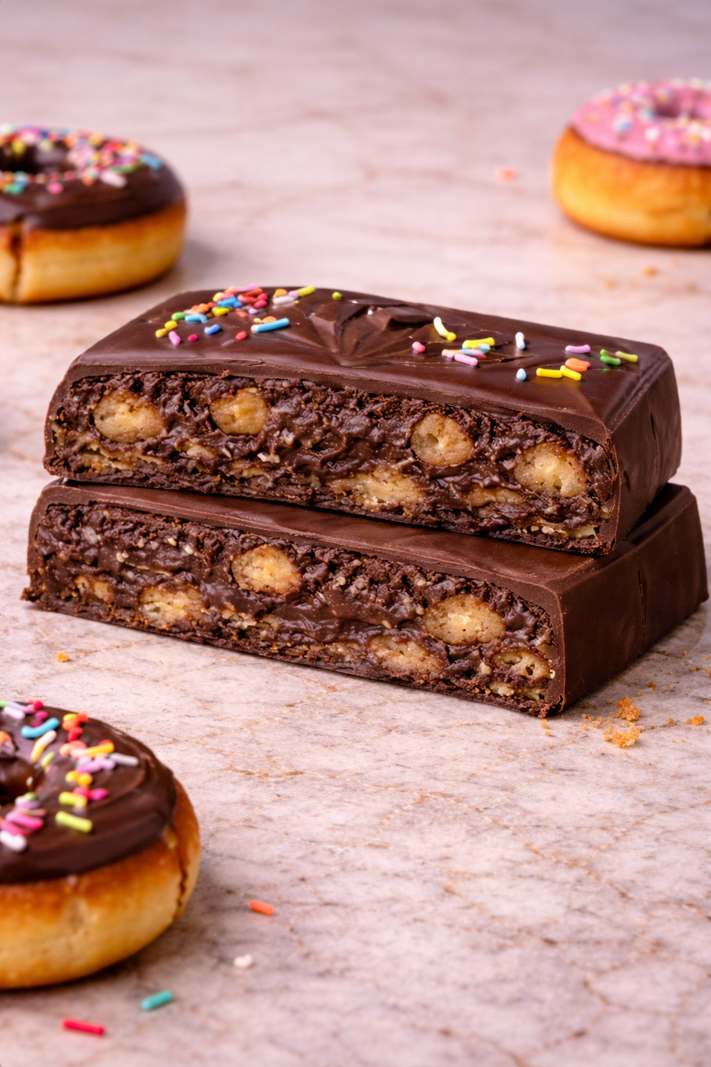 Real Donut Chocolate Bar 🍩(Approx. weight:180 grams)