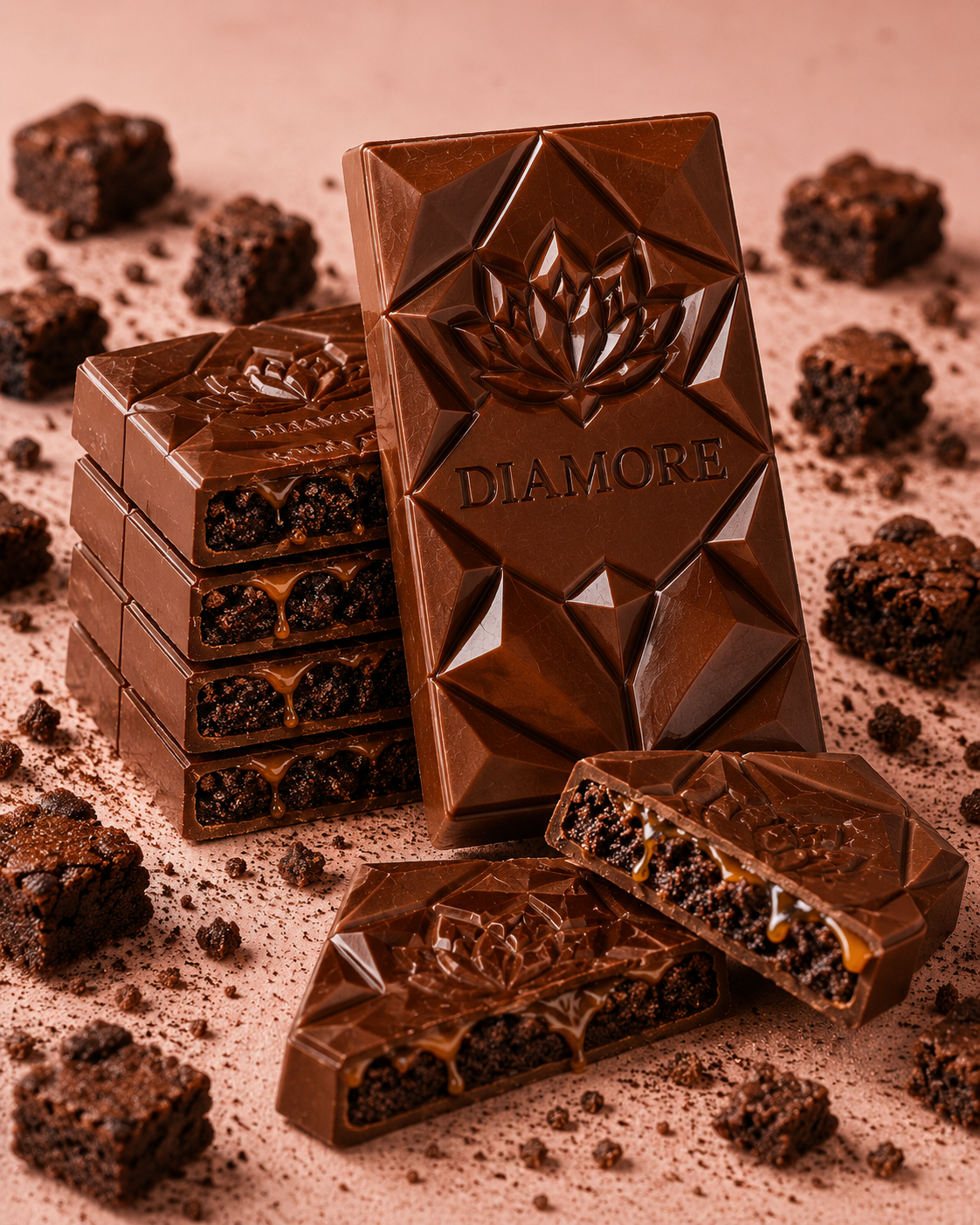 Brownies caramel bar