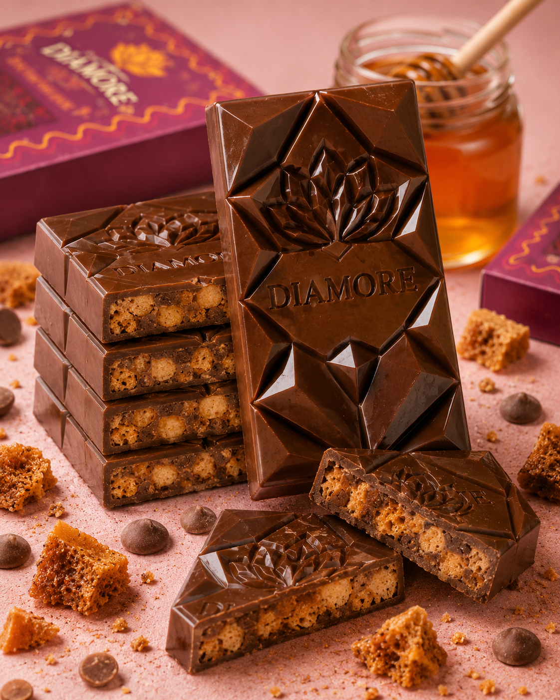 Honeycomb Crunch Bar🍯(Approx. Weight: 150g)