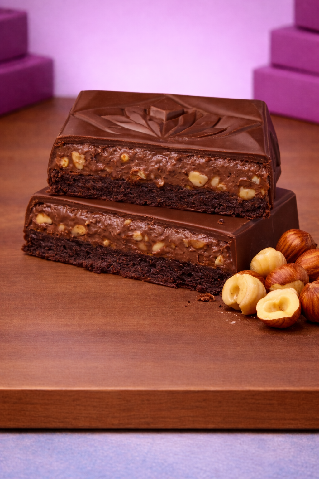 Ferrero mode(ferrero fudge cake)