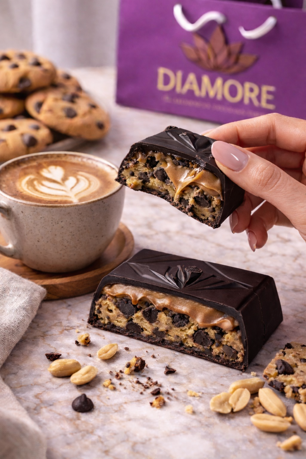 peanut butter cookies bar🍪(Approx.weight:180 grams)