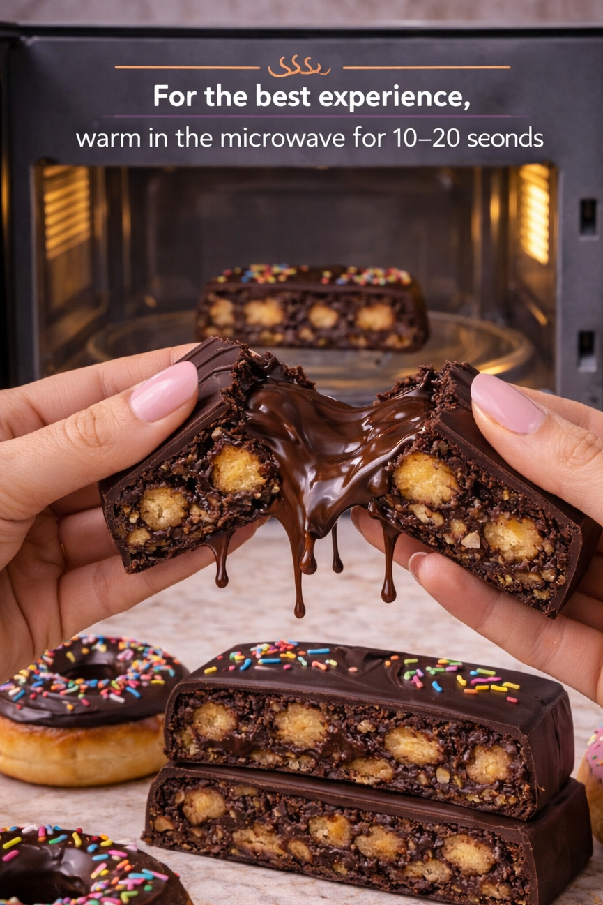 Real Donut Chocolate Bar 🍩(Approx. weight:180 grams)