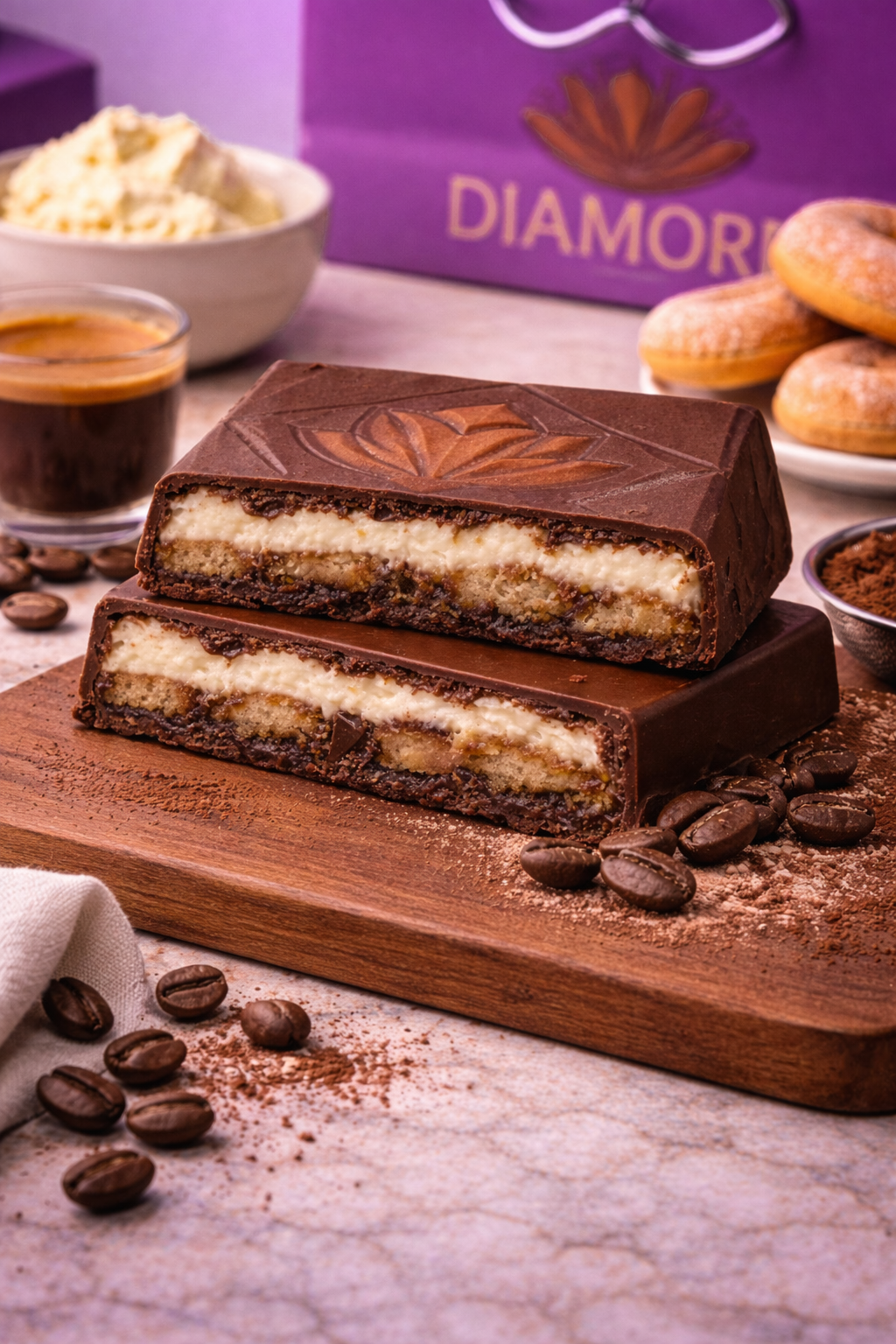 Tiramisu bar☕️(Approx.weight:180grams)