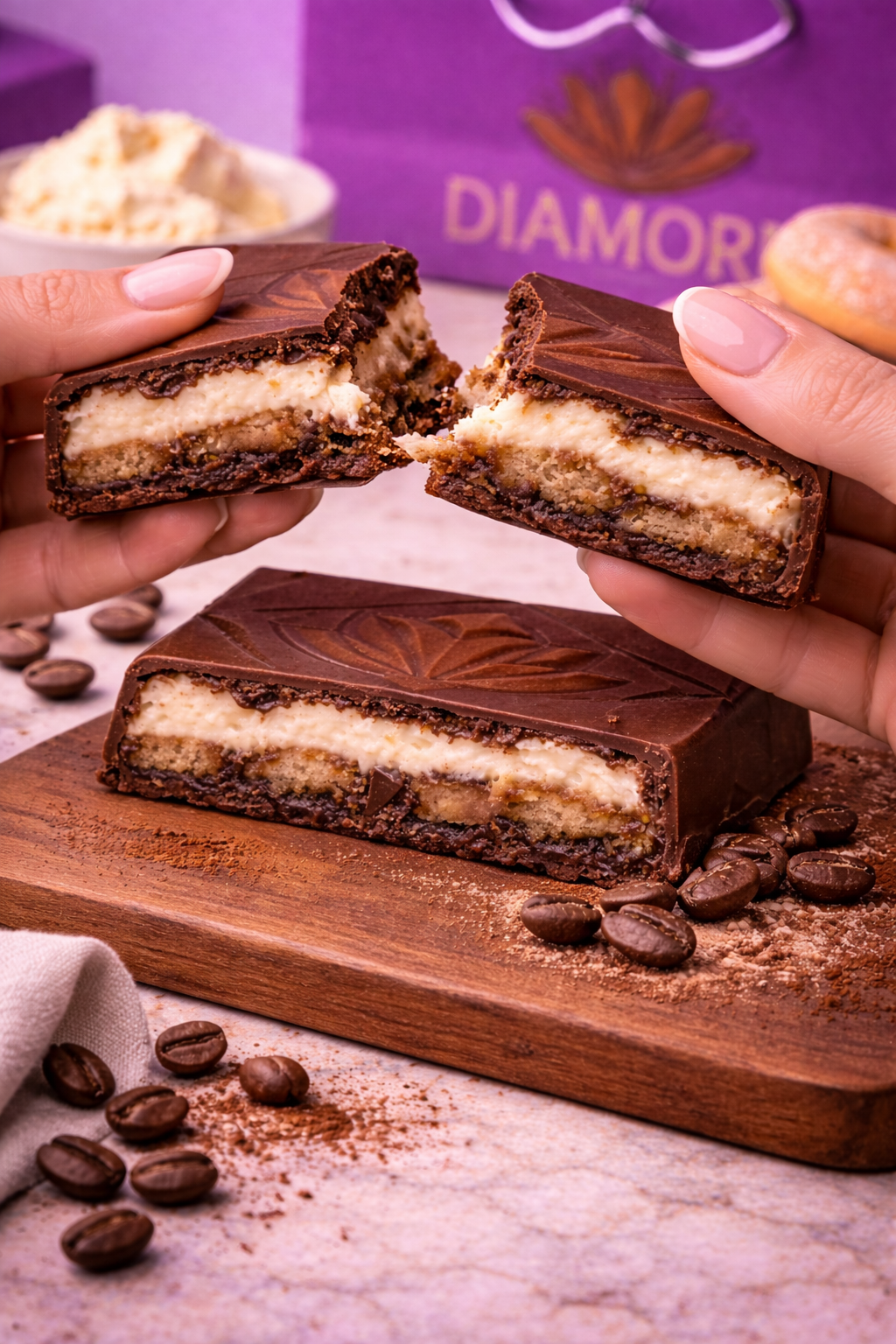 Tiramisu bar☕️(Approx.weight:180grams)