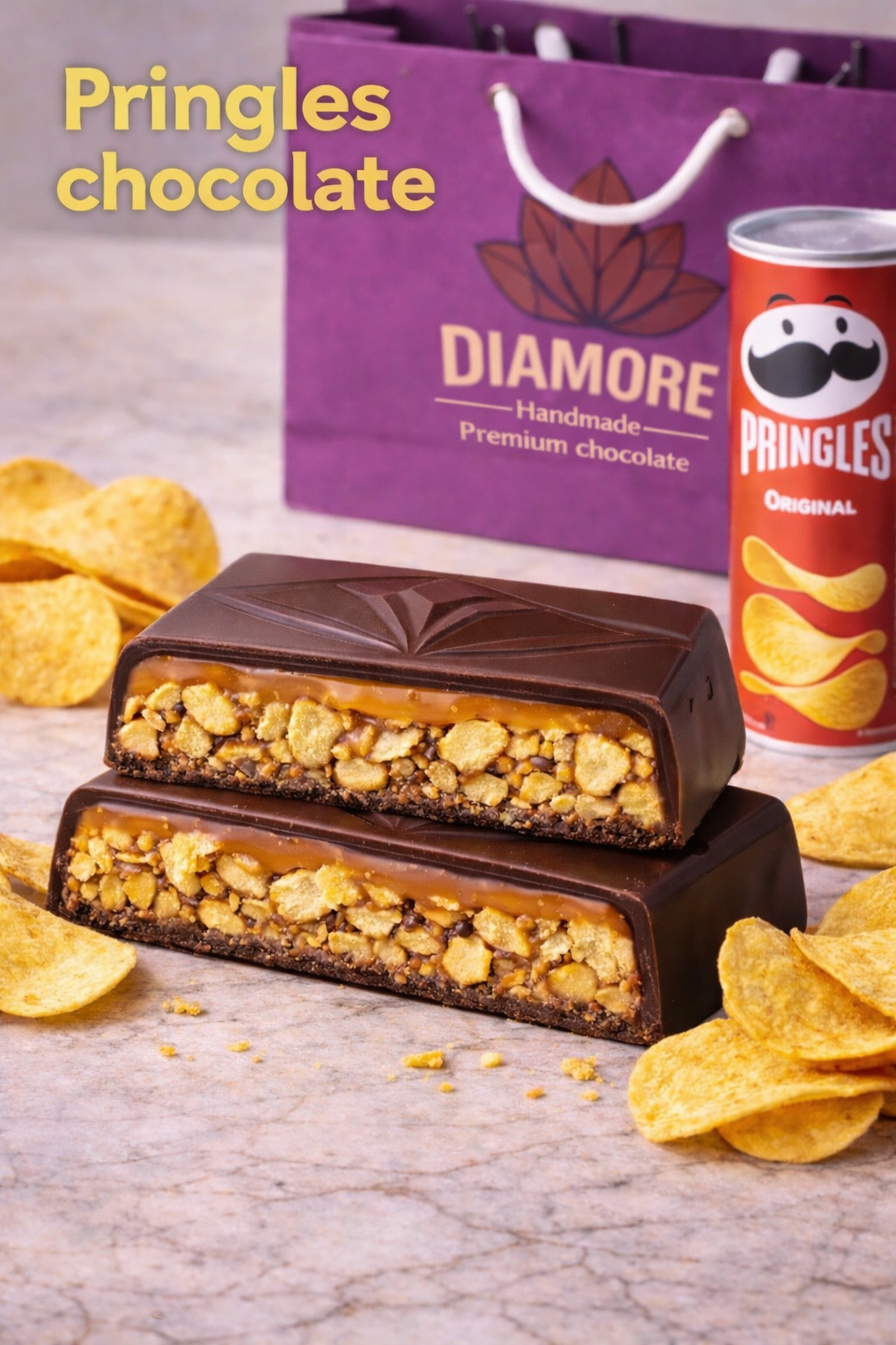 Salted Chips & Caramel Chocolate